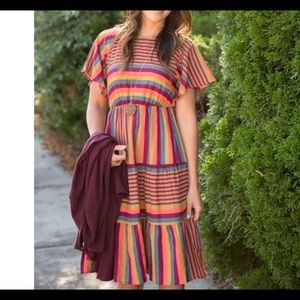 Ces Femme color dress. From Betsey’s Boutique